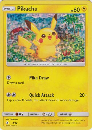 Pikachu (4/12) [McDonald's Promos: 2018 Collection] | Silver Goblin