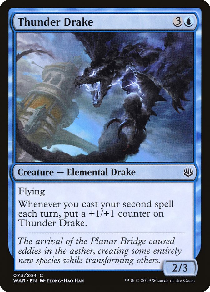 Thunder Drake [War of the Spark] | Silver Goblin