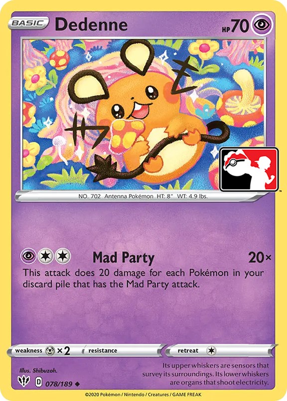 Dedenne (078/189) [Prize Pack Series One] | Silver Goblin