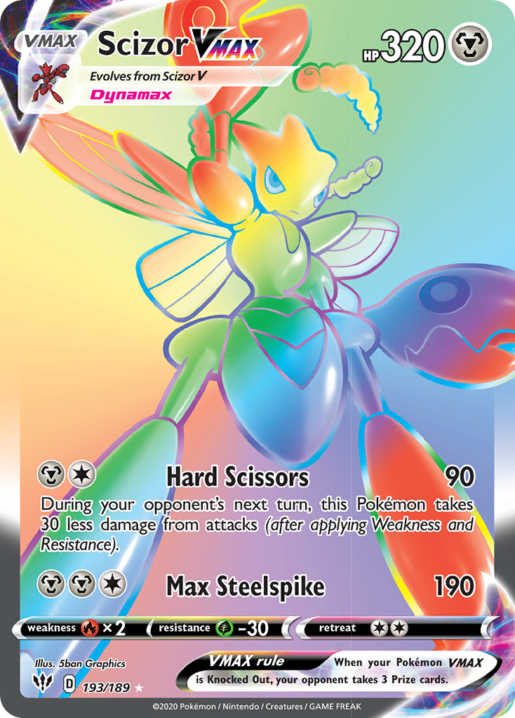 Scizor VMAX (193/189) [Sword & Shield: Darkness Ablaze] | Silver Goblin