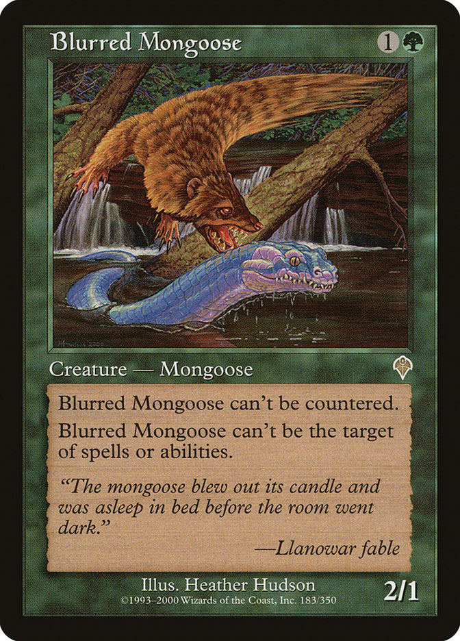 Blurred Mongoose [Invasion] | Silver Goblin