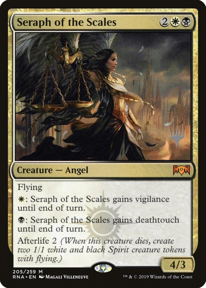 Seraph of the Scales (Promo Pack) [Ravnica Allegiance Promos] | Silver Goblin