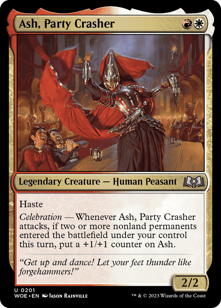Ash, Party Crasher [Wilds of Eldraine] | Silver Goblin