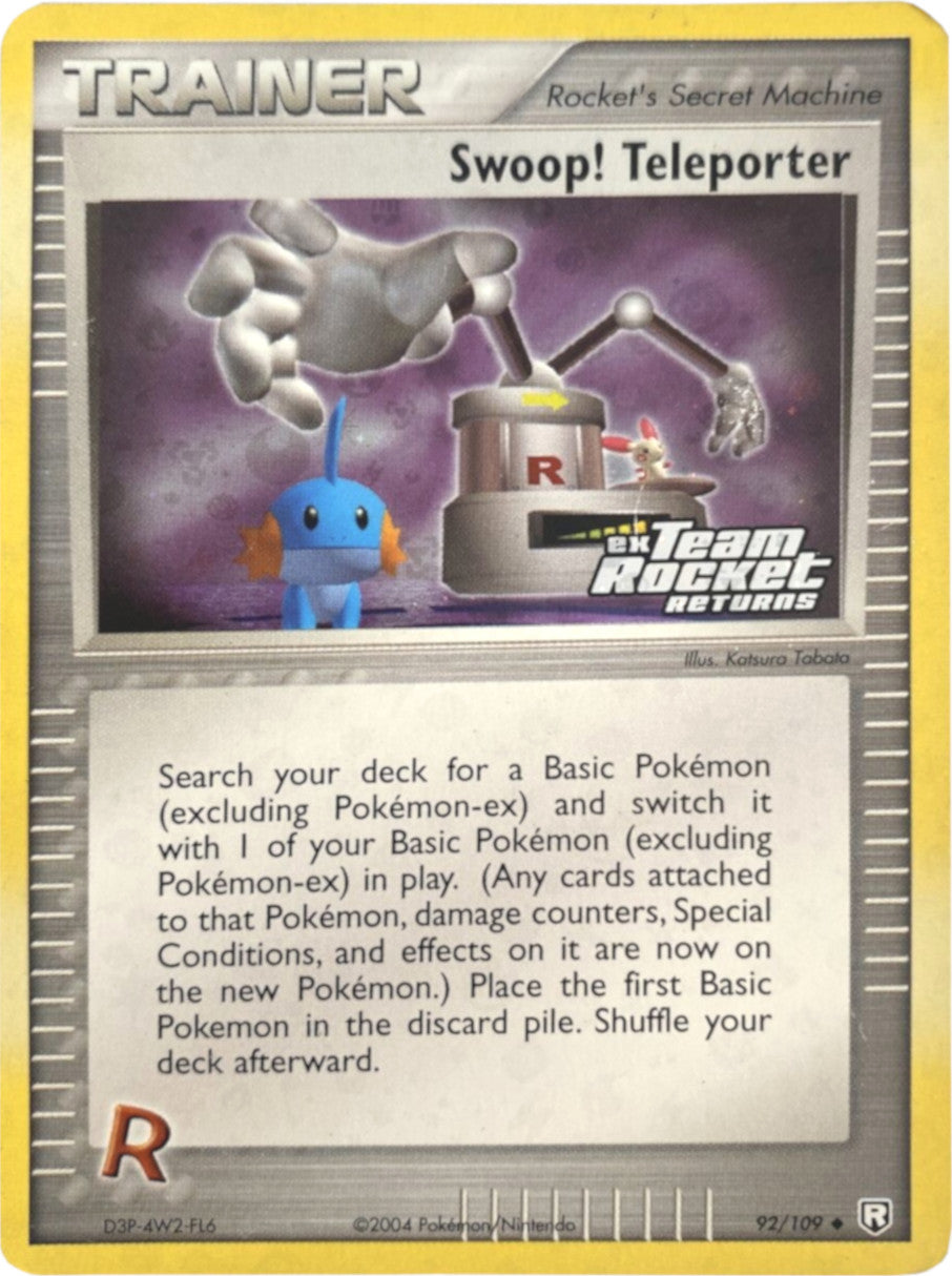 Swoop! Teleporter (92/109) (Stamped) [EX: Team Rocket Returns] | Silver Goblin
