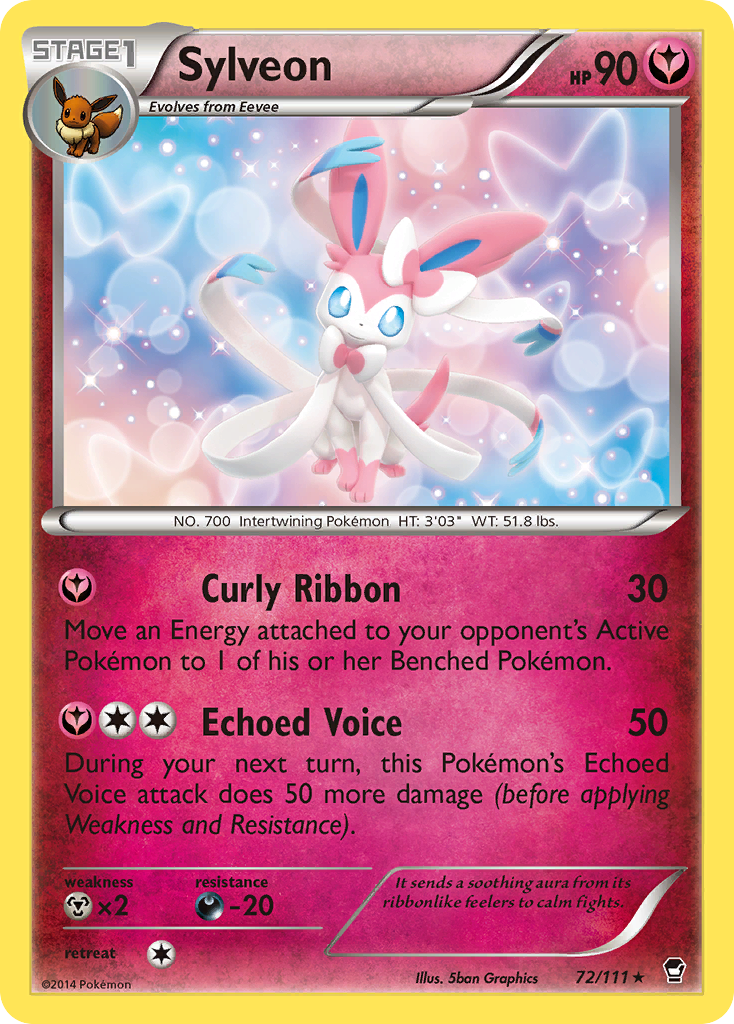 Sylveon (72/111) [XY: Furious Fists] | Silver Goblin