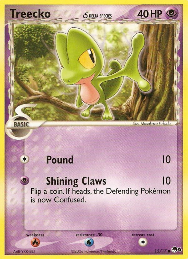 Treecko (15/17) (Delta Species) [POP Series 4] | Silver Goblin