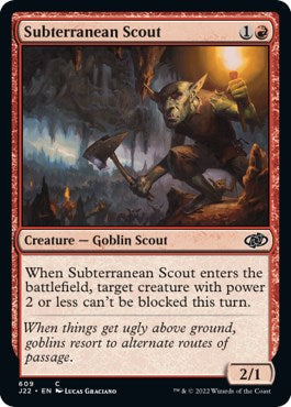 Subterranean Scout [Jumpstart 2022] | Silver Goblin