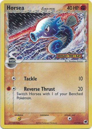 Horsea (31/101) (Delta Species) (Stamped) [EX: Dragon Frontiers] | Silver Goblin