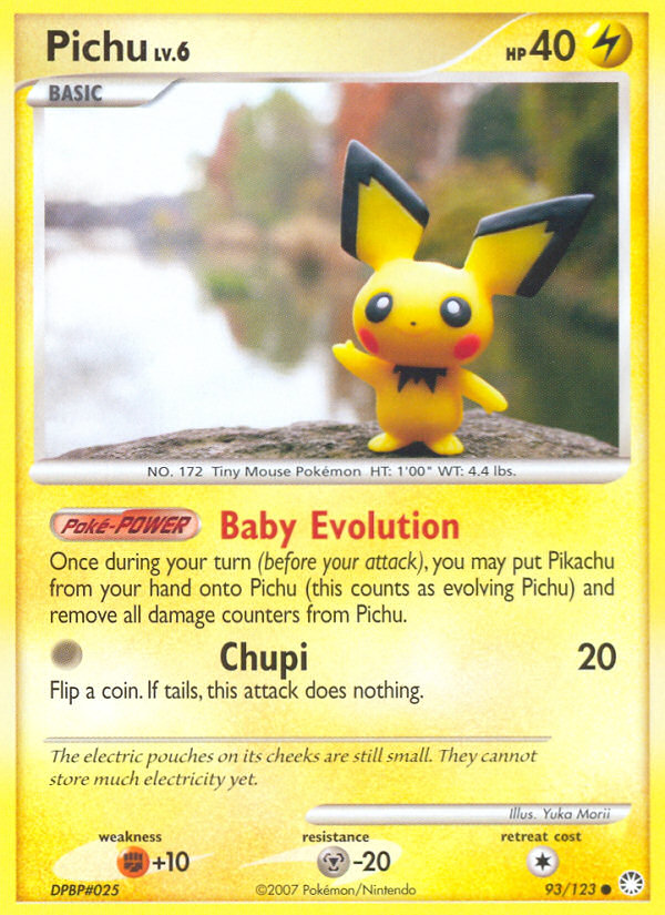 Pichu (93/123) [Diamond & Pearl: Mysterious Treasures] | Silver Goblin