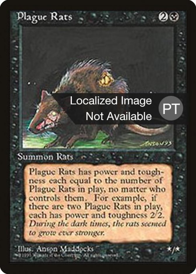 Plague Rats [Fourth Edition (Foreign Black Border)] | Silver Goblin