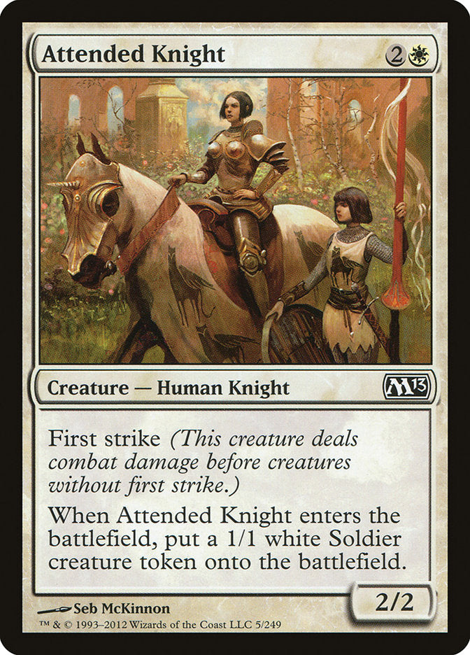 Attended Knight [Magic 2013] | Silver Goblin
