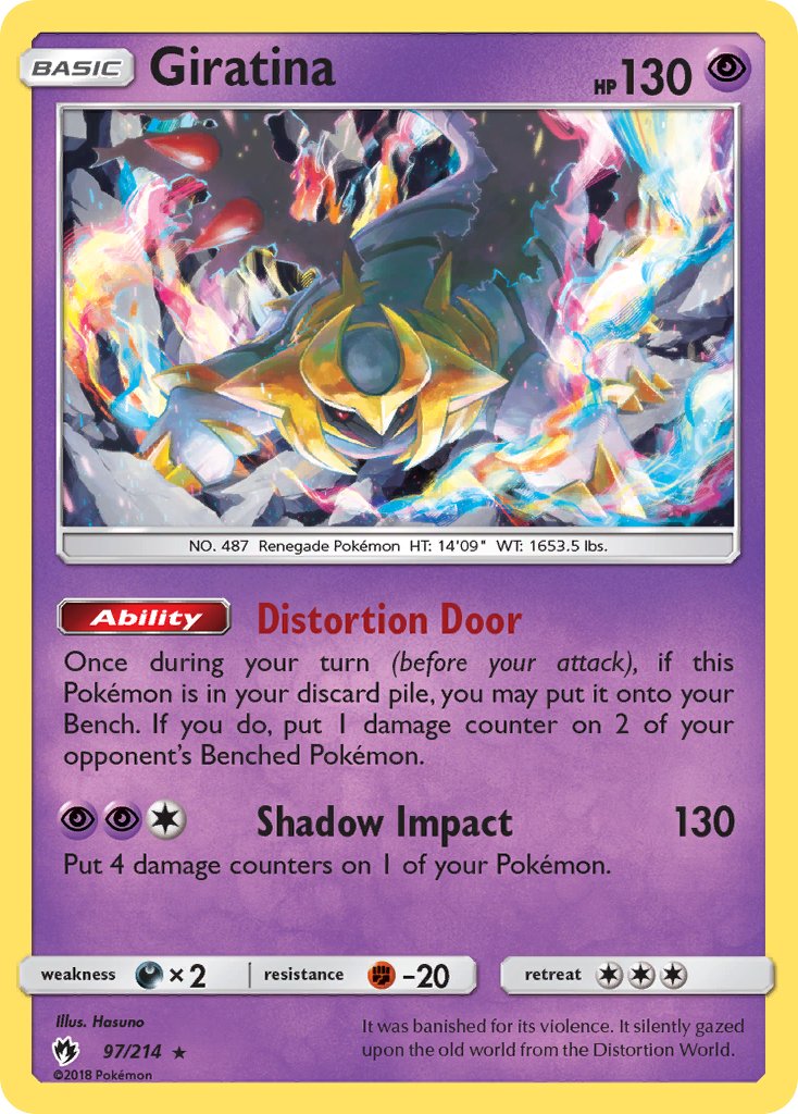 Giratina (97/214) (Theme Deck Exclusive) [Sun & Moon: Lost Thunder] | Silver Goblin