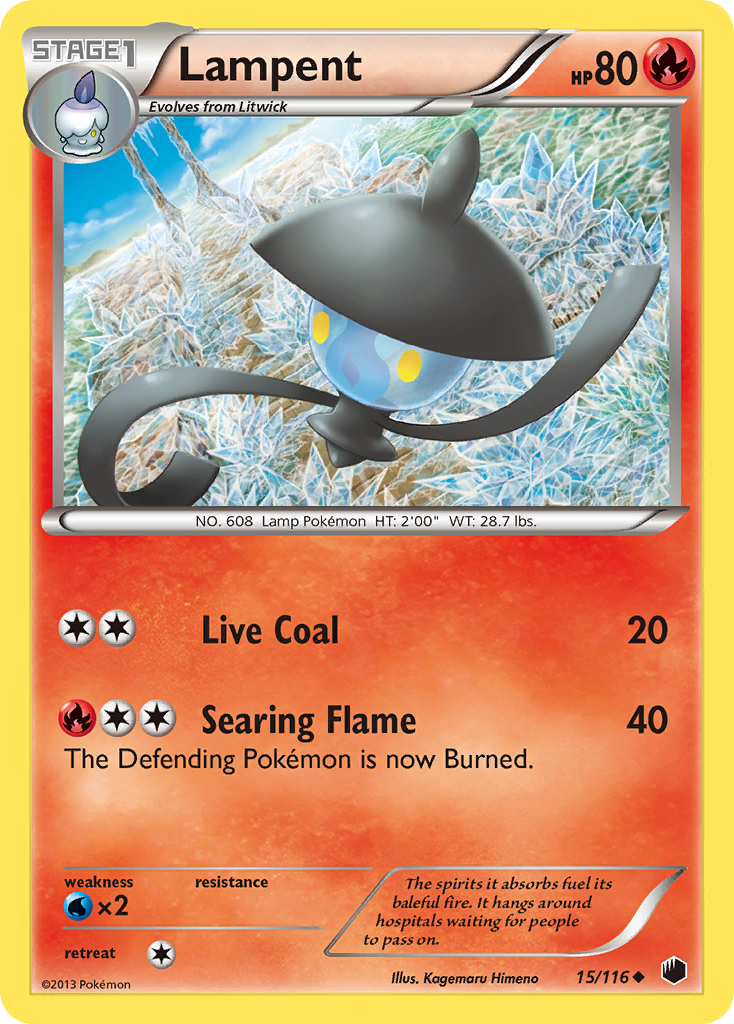 Lampent (15/116) [Black & White: Plasma Freeze] | Silver Goblin