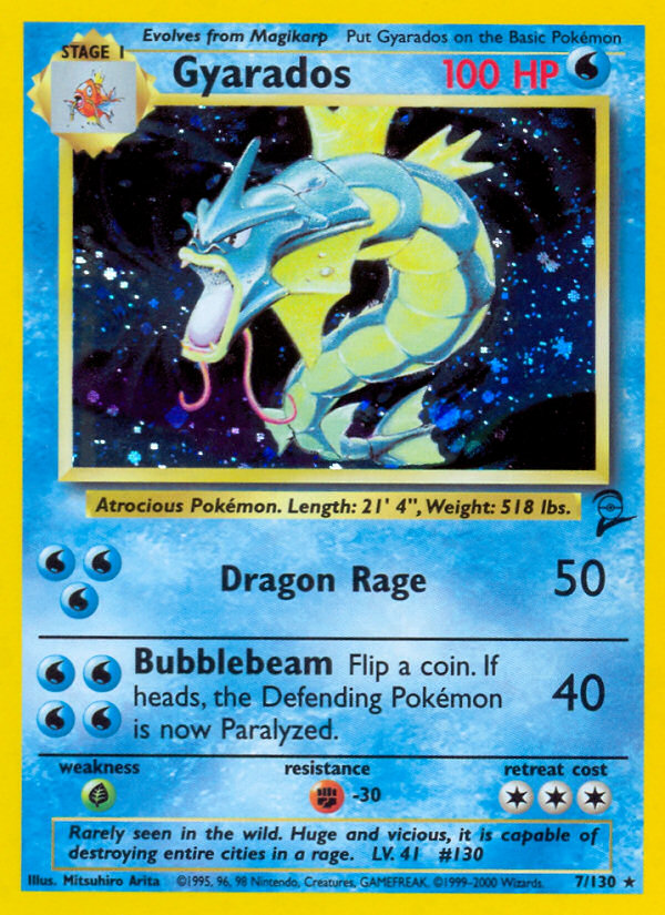 Gyarados (7/130) [Base Set 2] | Silver Goblin