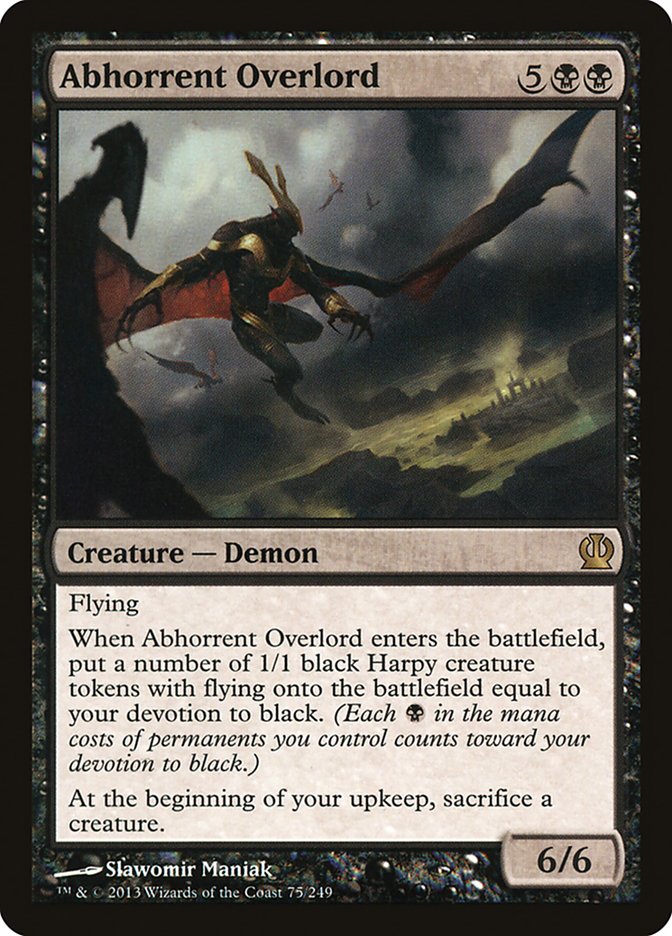 Abhorrent Overlord [Theros] | Silver Goblin