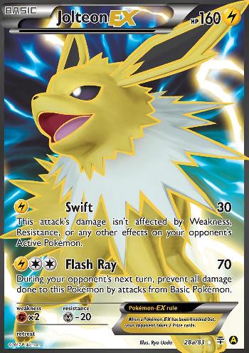 Jolteon EX (28a/83) (Alternate Art Promo) [XY: Generations] | Silver Goblin