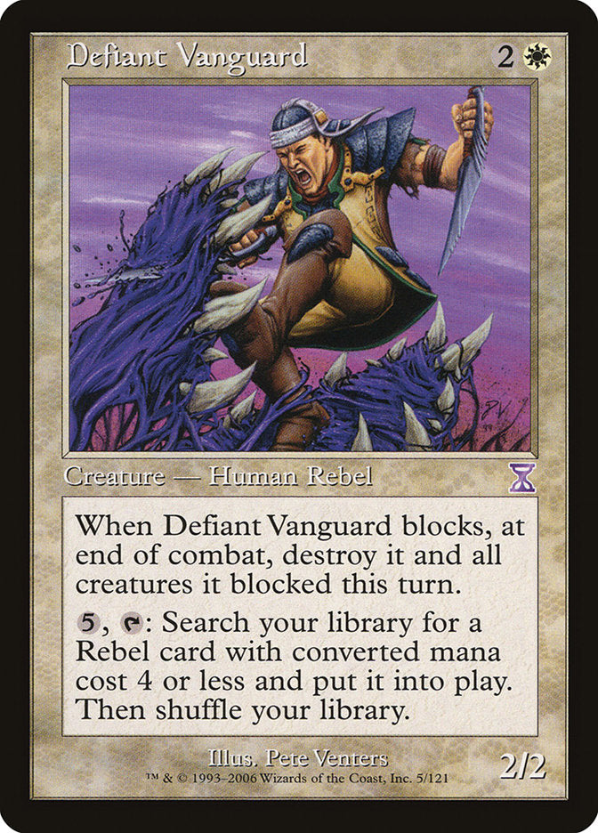 Defiant Vanguard [Time Spiral Timeshifted] | Silver Goblin