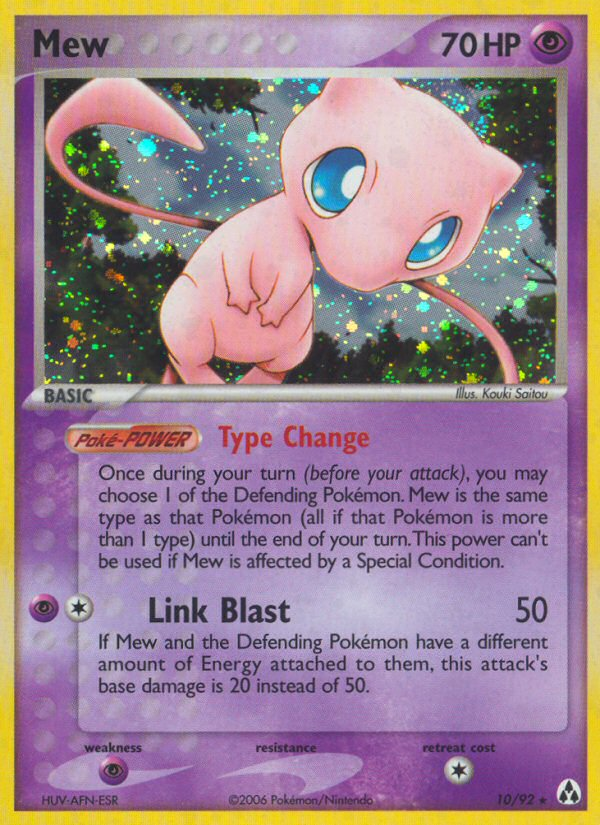 Mew (10/92) [EX: Legend Maker] | Silver Goblin