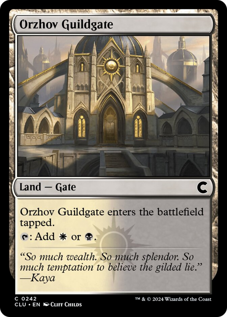 Orzhov Guildgate [Ravnica: Clue Edition] | Silver Goblin
