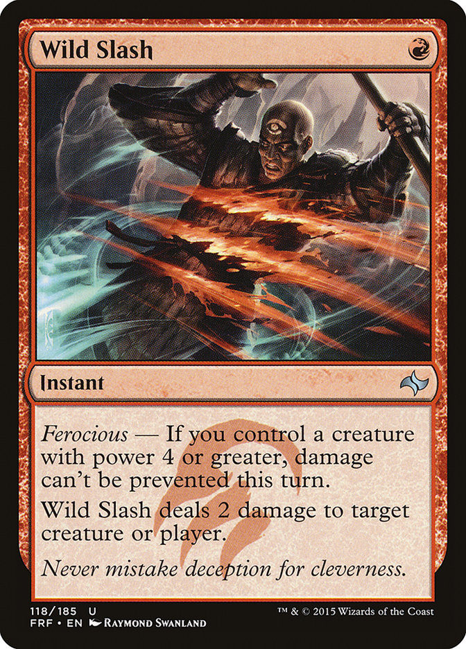 Wild Slash [Fate Reforged] | Silver Goblin