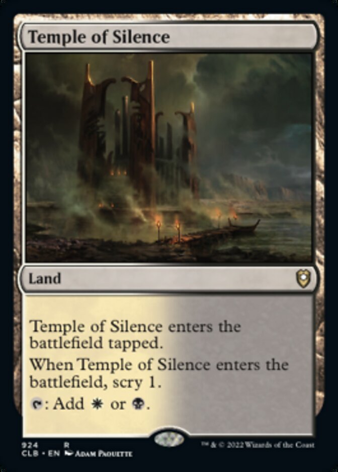 Temple of Silence [Commander Legends: Battle for Baldur's Gate] | Silver Goblin