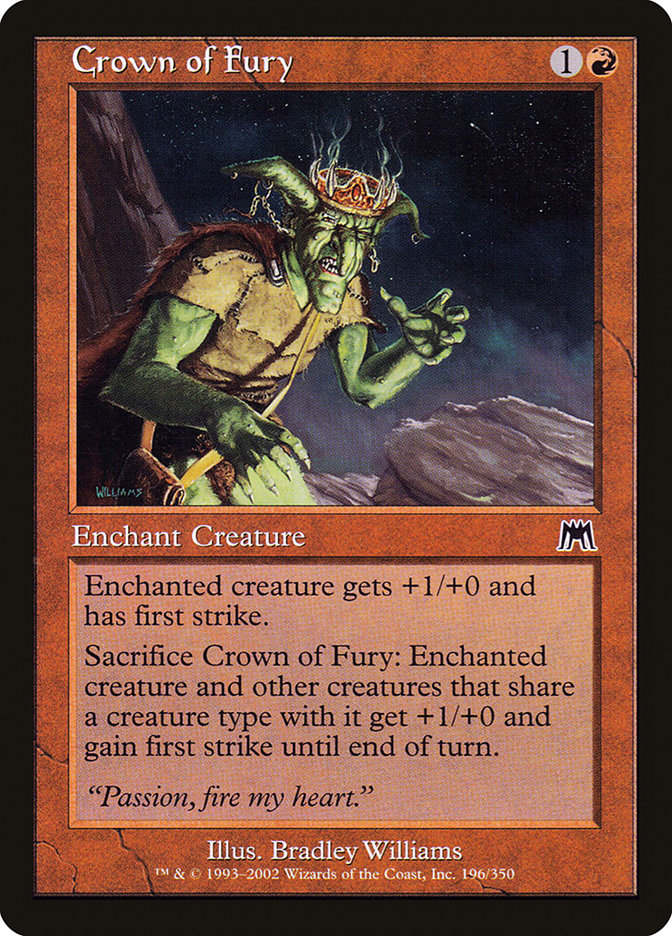 Crown of Fury [Onslaught] | Silver Goblin