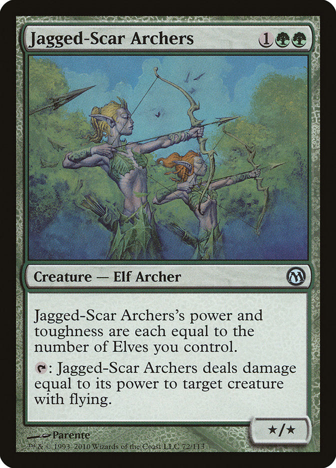 Jagged-Scar Archers [Duels of the Planeswalkers] | Silver Goblin