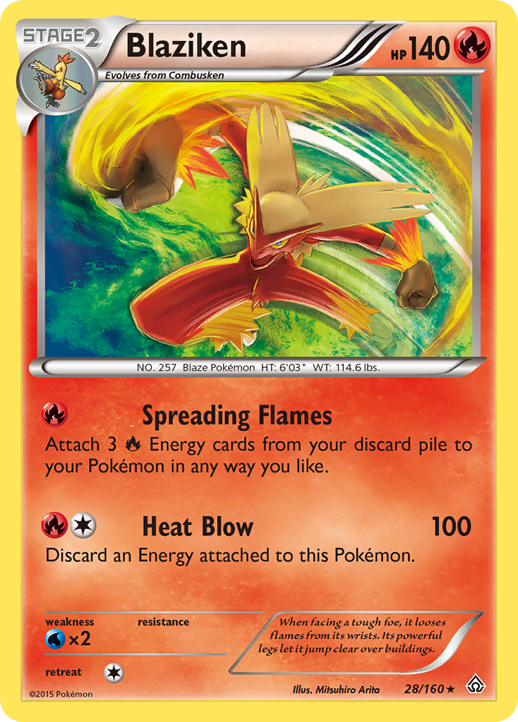 Blaziken (28/160) [XY: Primal Clash] | Silver Goblin