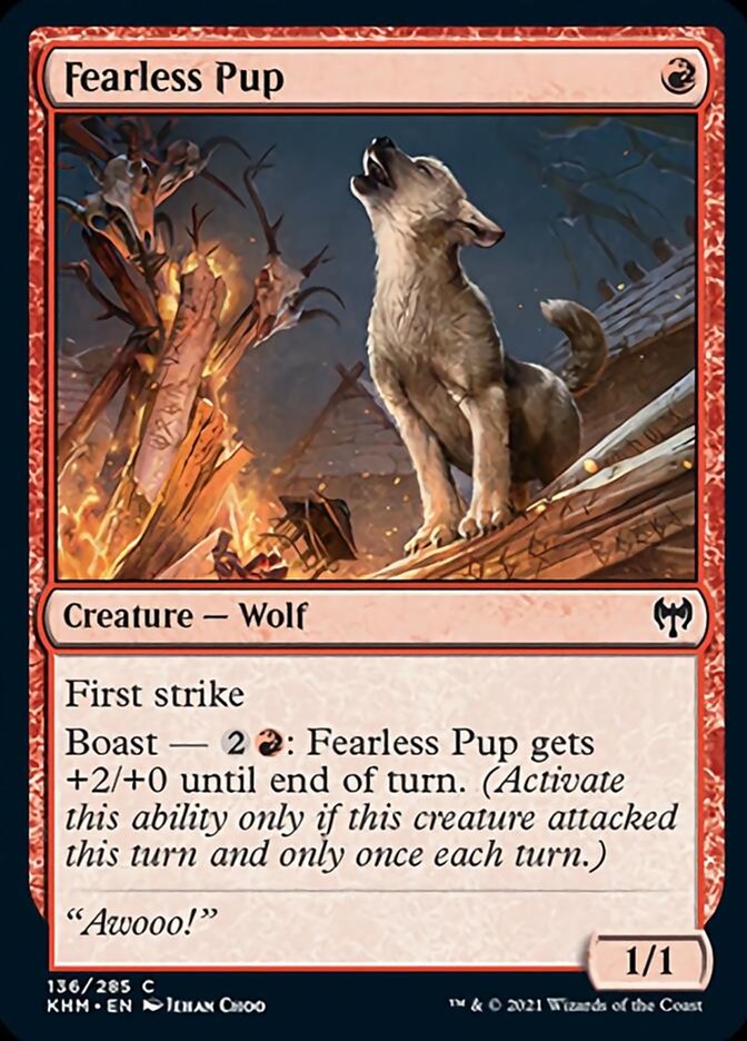 Fearless Pup [Kaldheim] | Silver Goblin