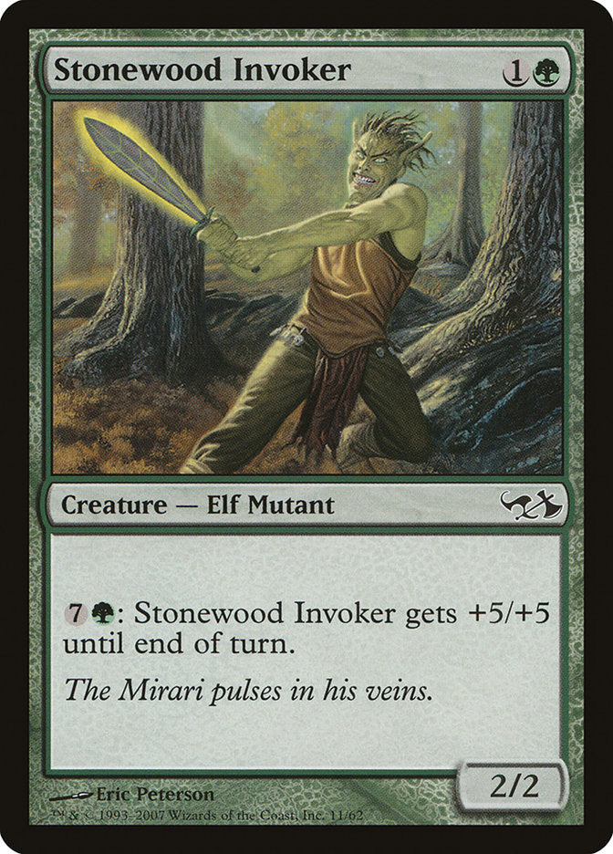Stonewood Invoker [Duel Decks: Elves vs. Goblins] | Silver Goblin