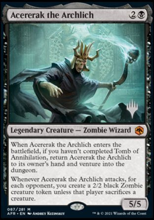 Acererak the Archlich (Promo Pack) [Dungeons & Dragons: Adventures in the Forgotten Realms Promos] | Silver Goblin