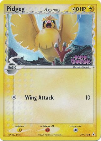 Pidgey (77/110) (Delta Species) (Stamped) [EX: Holon Phantoms] | Silver Goblin