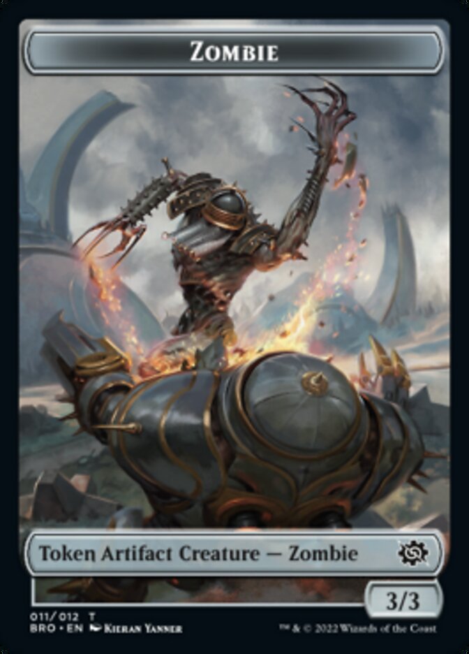 Zombie Token [The Brothers' War Tokens] | Silver Goblin