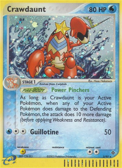 Crawdaunt (3/97) [EX: Dragon] | Silver Goblin