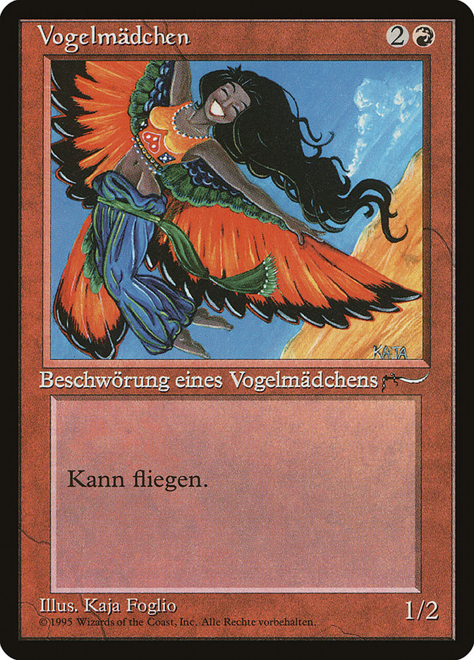 Bird Maiden (German) - "Vogelmadchen" [Renaissance] | Silver Goblin