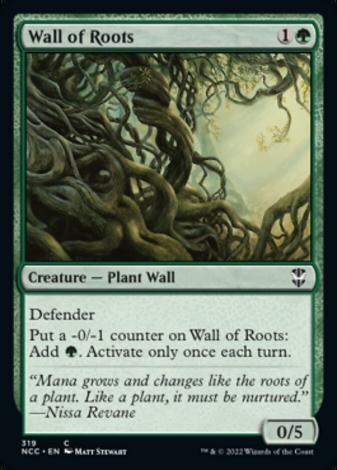 Wall of Roots [Streets of New Capenna Commander] | Silver Goblin
