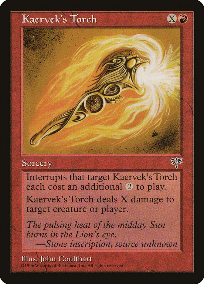 Kaervek's Torch [Mirage] | Silver Goblin