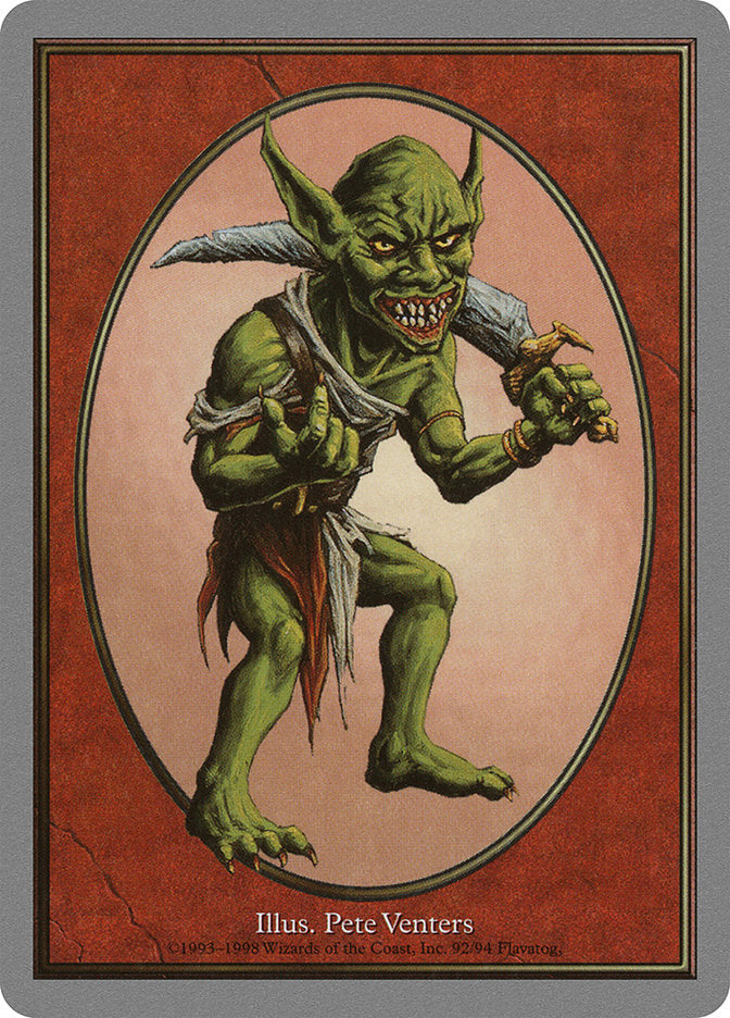 Goblin Token [Unglued Tokens] | Silver Goblin