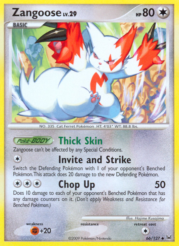 Zangoose (66/127) [Platinum: Base Set] | Silver Goblin