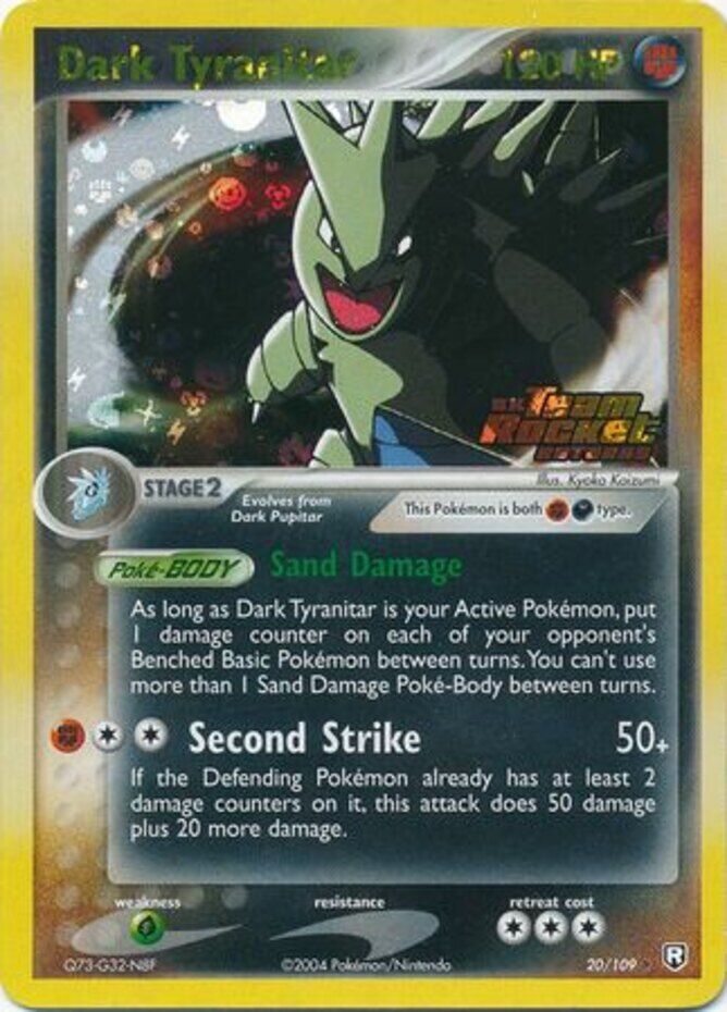 Dark Tyranitar (20/109) (Stamped) [EX: Team Rocket Returns] | Silver Goblin