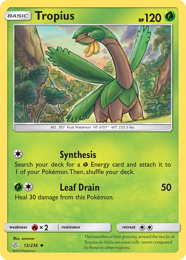 Tropius (12/236) [Sun & Moon: Cosmic Eclipse] | Silver Goblin