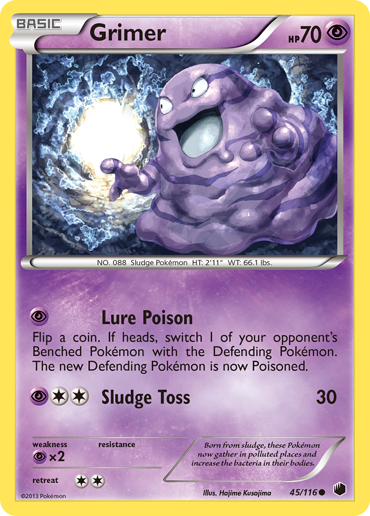 Grimer (45/116) [Black & White: Plasma Freeze] | Silver Goblin