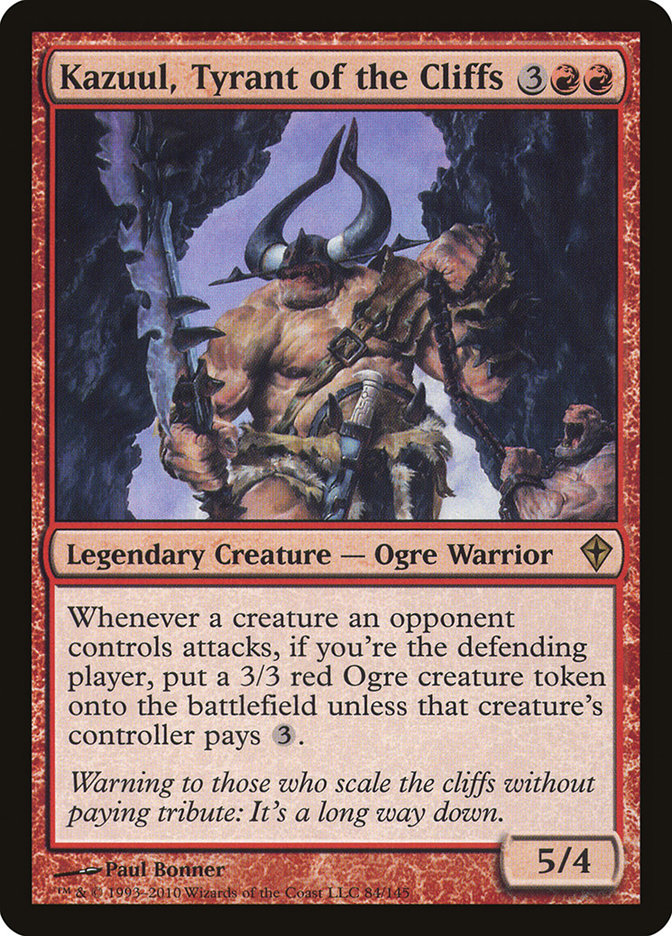 Kazuul, Tyrant of the Cliffs [Worldwake] | Silver Goblin