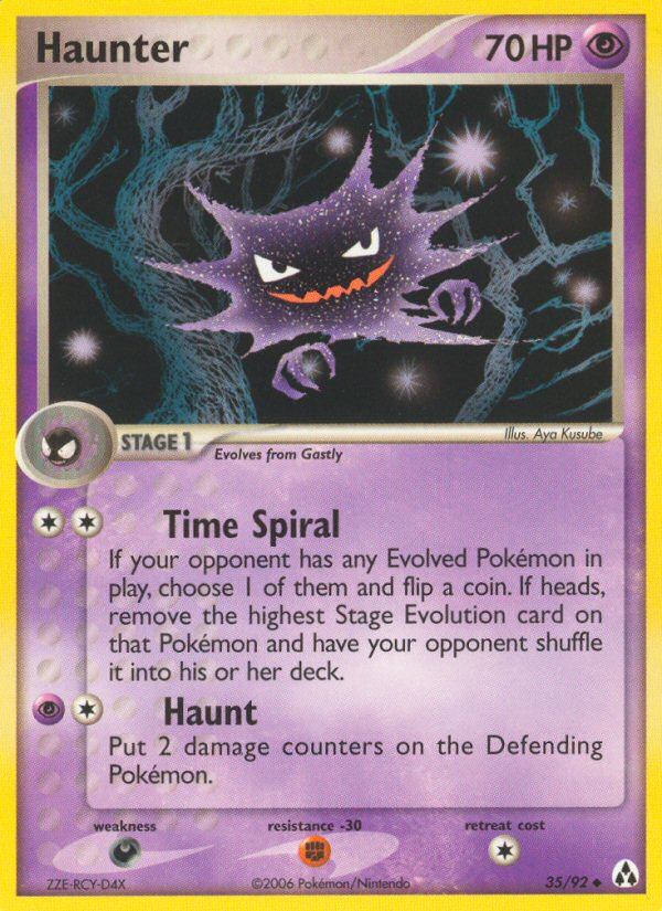 Haunter (35/92) [EX: Legend Maker] | Silver Goblin