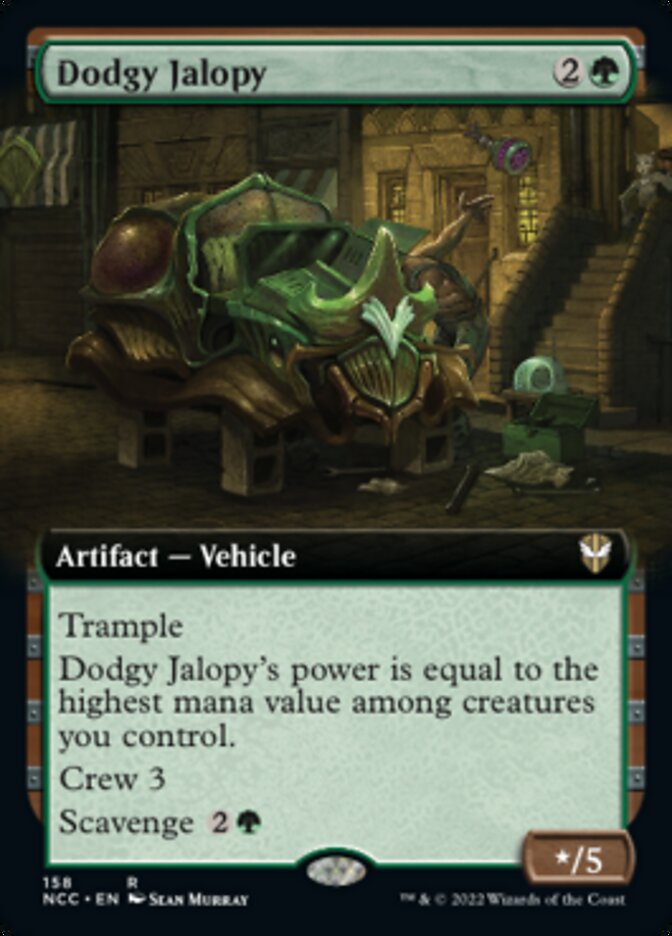 Dodgy Jalopy (Extended Art) [Streets of New Capenna Commander] | Silver Goblin
