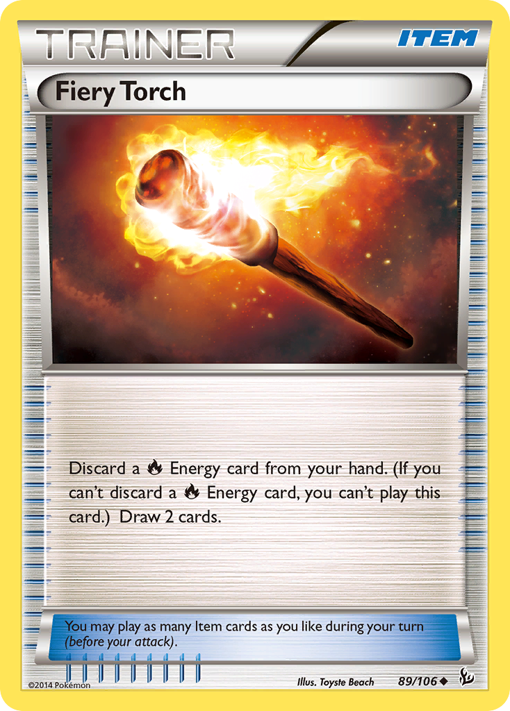Fiery Torch (89/106) [XY: Flashfire] | Silver Goblin