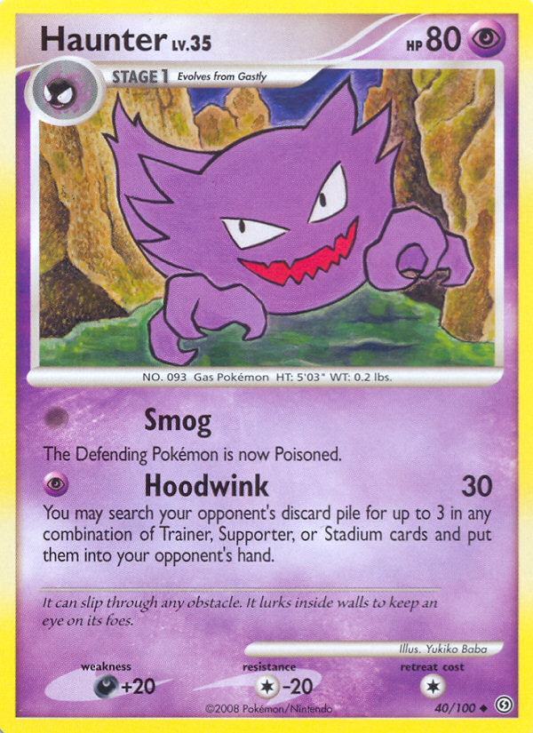 Haunter (40/100) [Diamond & Pearl: Stormfront] | Silver Goblin