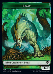 Beast (19) // Elephant Double-Sided Token [Commander Legends Tokens] | Silver Goblin