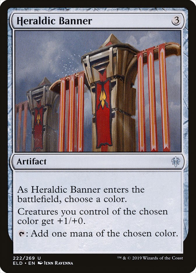 Heraldic Banner [Throne of Eldraine] | Silver Goblin
