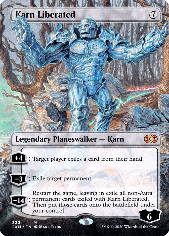 Karn Liberated (Toppers) [Double Masters] | Silver Goblin